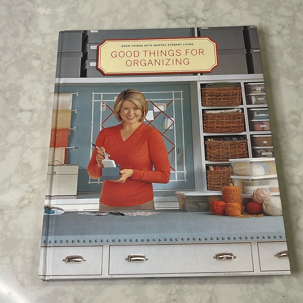Martha Stewart Living Good Things for Organizing Book 2001 Vintage